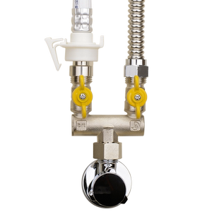角阀分流器一分二热水器带开关一进三出三通四通水管水龙头分水阀