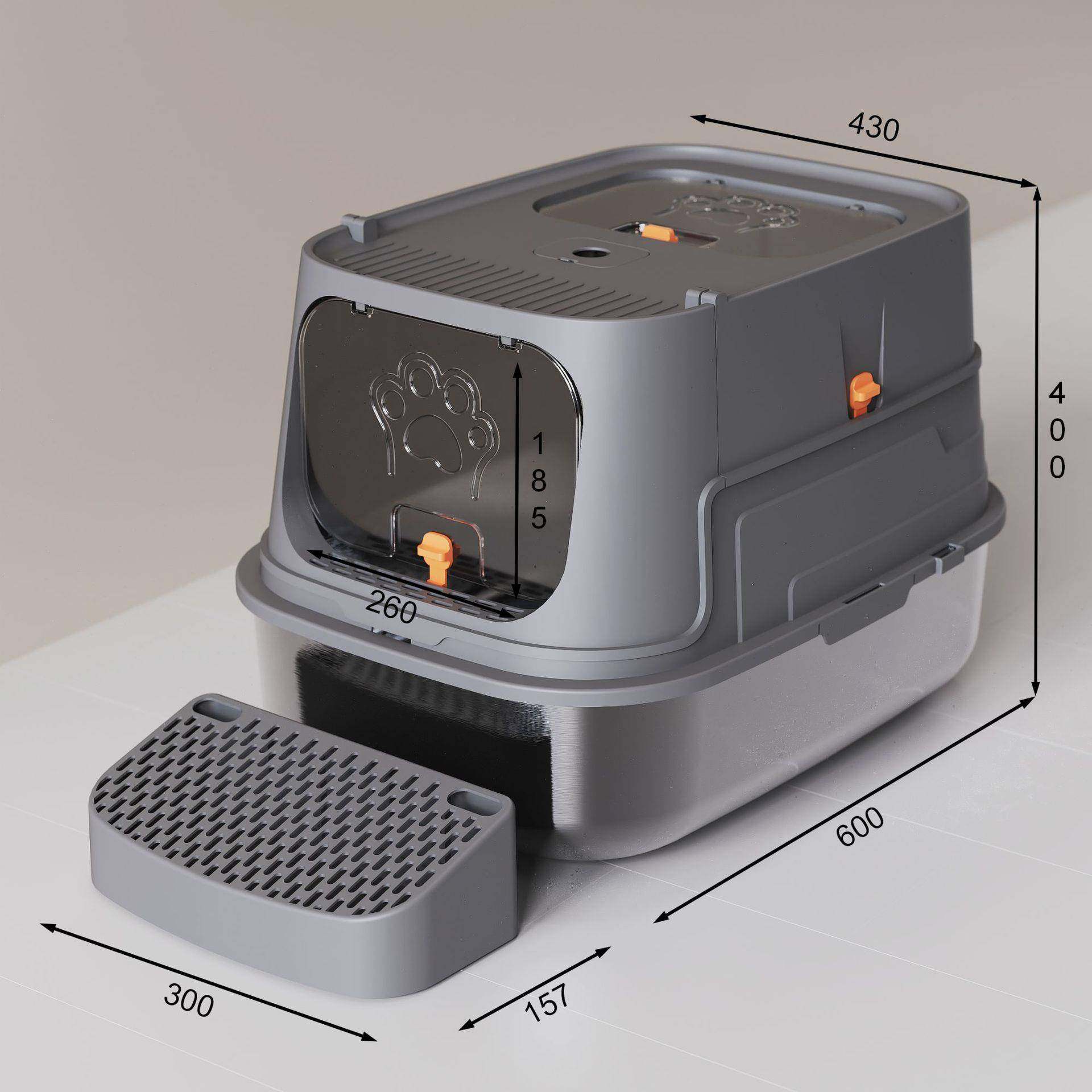 猫砂盆大号防带出全封闭猫砂盆防外溅不锈钢猫砂盆猫厕所宠物用品,宠物/宠物食品及用品,猫砂盆/猫厕所,淘宝优惠券,粉丝福利购,淘宝优惠卷