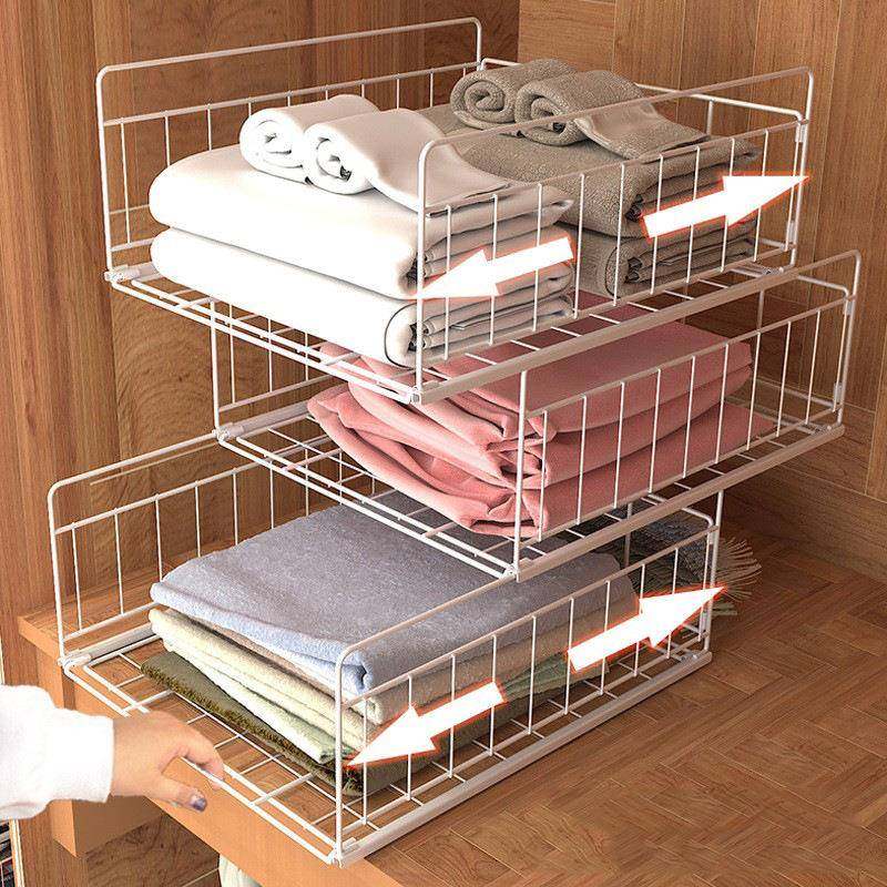 衣柜衣服收纳架抽屉式可推拉收纳柜置物架衣物多层整理架省空间,收纳整理,书桌收纳置物架,淘宝优惠券,粉丝福利购,淘宝优惠卷