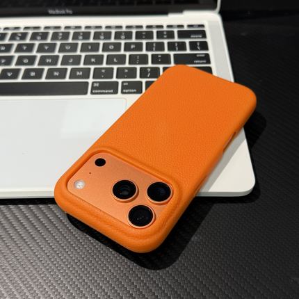 高颜值纯色荔枝皮纹tpu软壳适用iphone17max手机壳air新款苹果16pro新年15高级感14plus秋冬13氛围感12防摔软