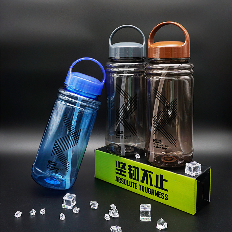 摔不烂大容量塑料水杯耐高温民工工地大太空杯便携户外运动水壶