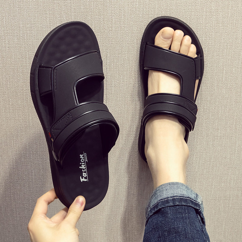 男士凉鞋厚底防滑2026夏季新款沙滩鞋外穿开车耐磨两用男款凉拖鞋