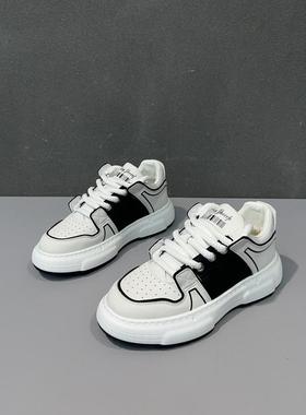 空军aj一号男鞋2025新款秋冬季厚底增高板鞋男士运动休闲小白鞋子