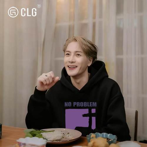 香港CLG潮牌王嘉尔同款重磅连帽卫衣外套长袖宽松百搭秋冬季情侣