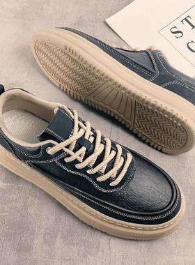 Ocnltiy高级感休闲软底低帮板鞋男2024秋冬新款男鞋防滑运动鞋男