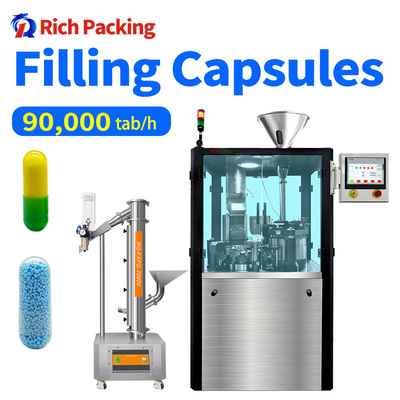 Automatic Powder Particle Filler Capsule Filling Machine