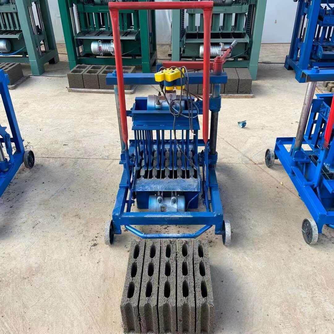 小型免烧砖机两项电砖机移动式砖机水泥砖机空心砖机打砖机简
