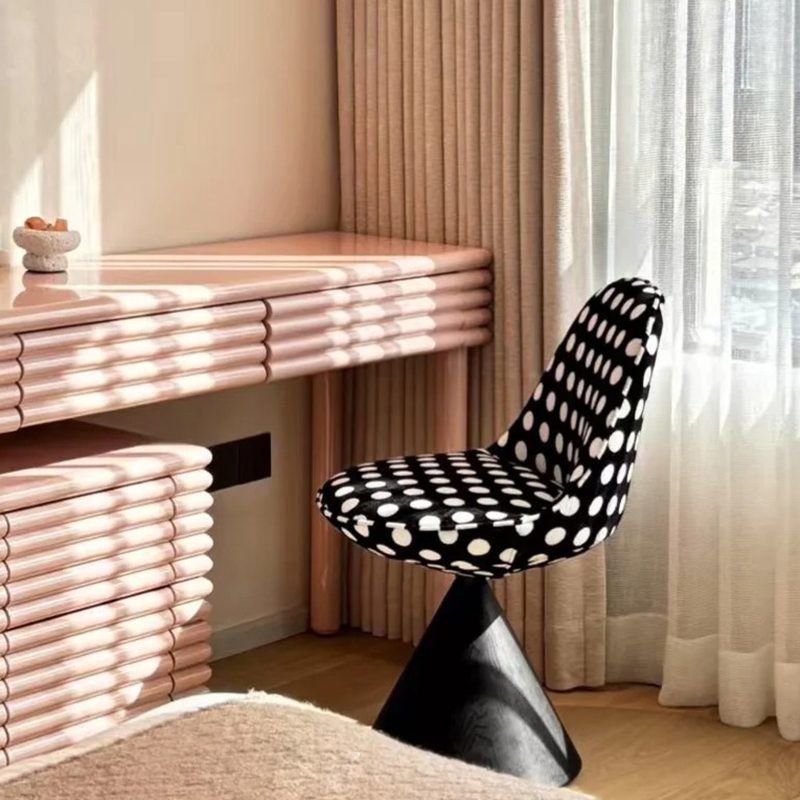 知木木居丨美式复古梳妆椅