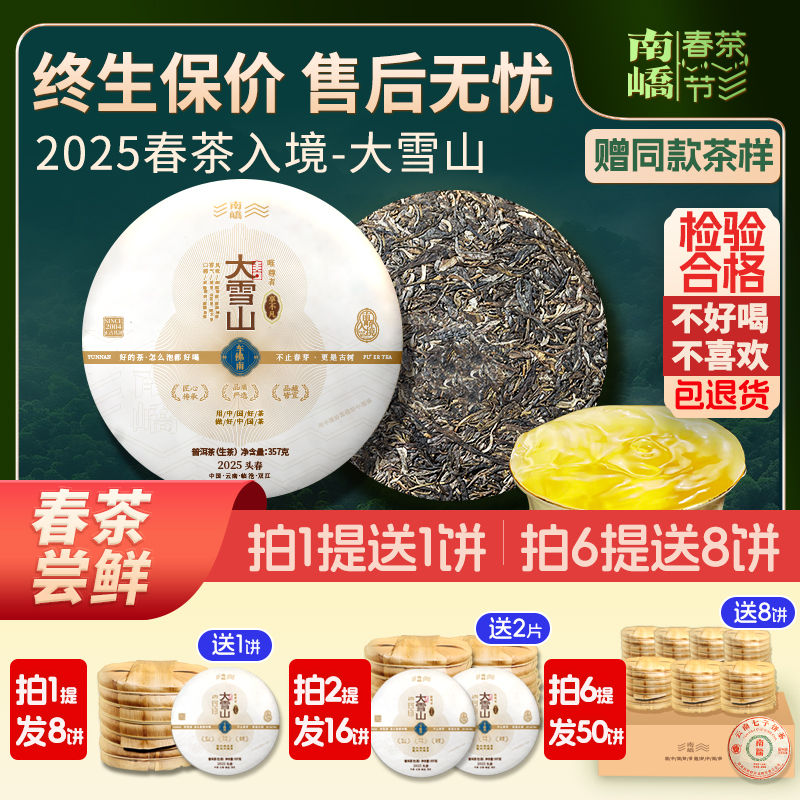 2025年头春茶大雪山古树普洱生茶