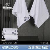 五星级酒店民用加大成人毛巾浴巾白色全棉不掉毛可定制宾馆民宿