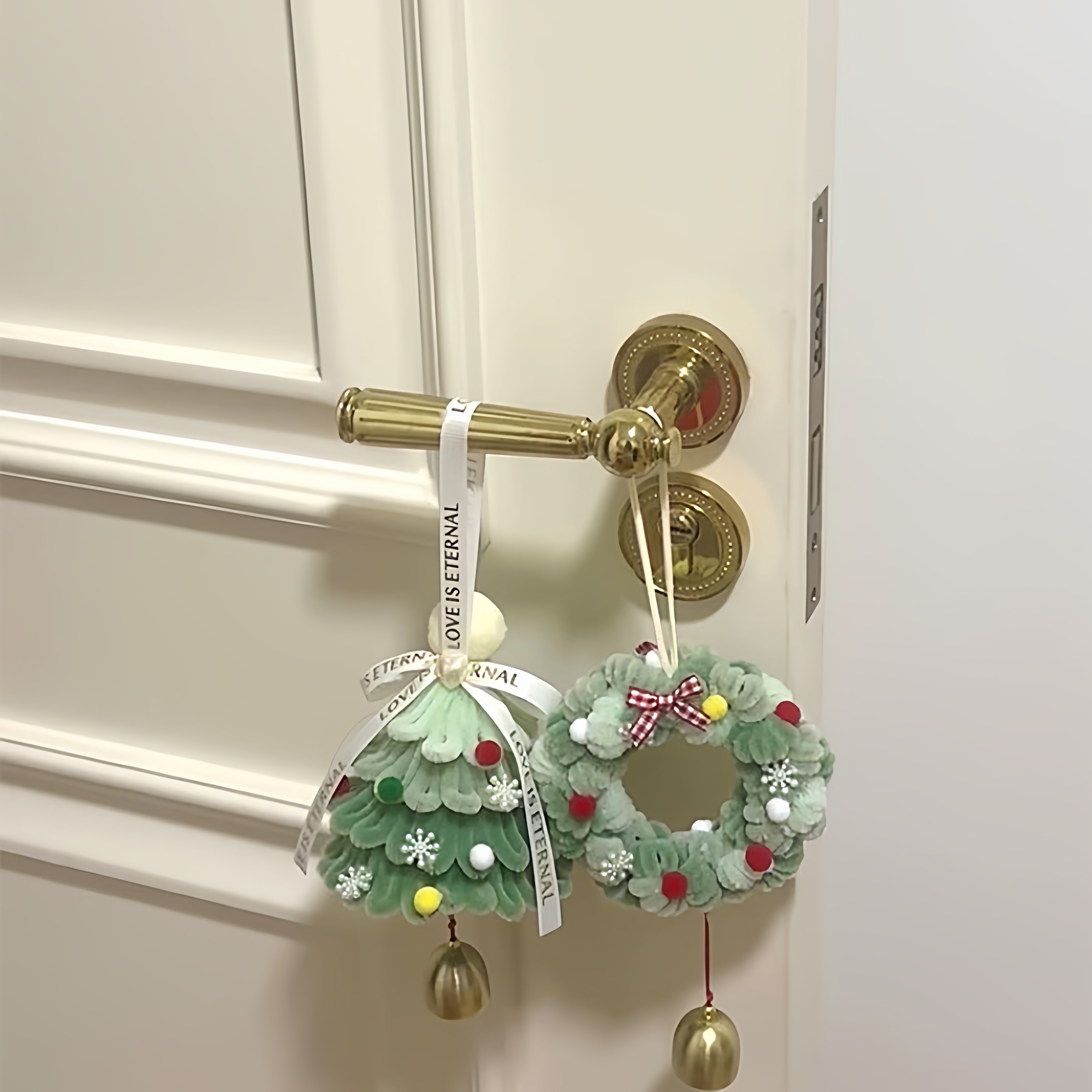 圣诞节扭扭棒圣诞树挂件diy材料