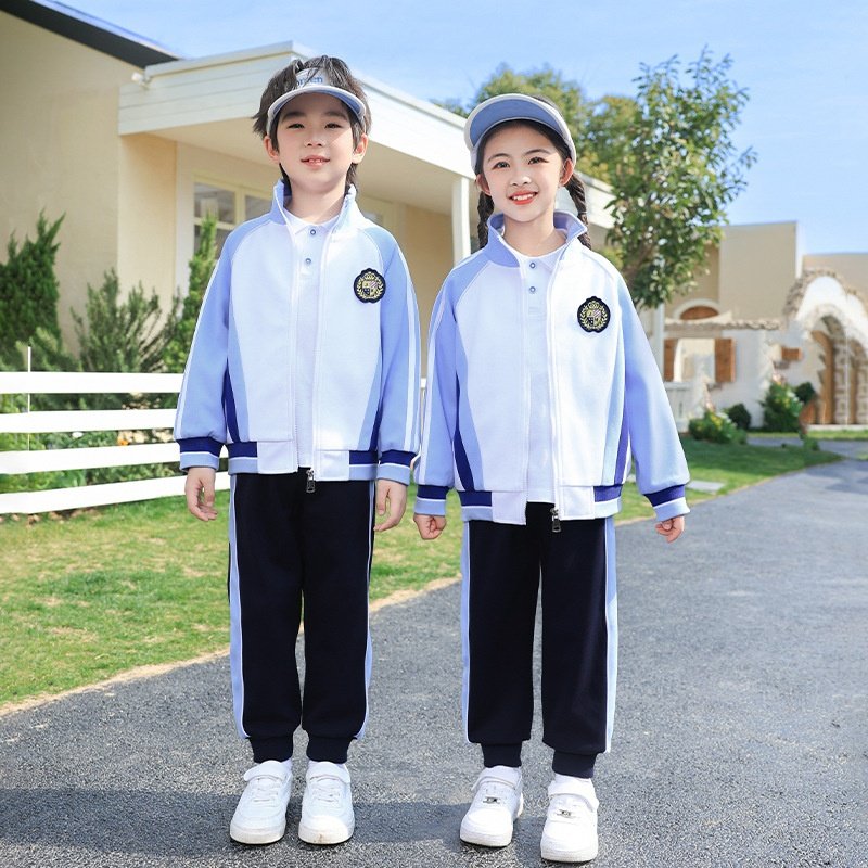 新品小学生校服春秋装学院风儿童套装老师春装幼儿园园服运动班服