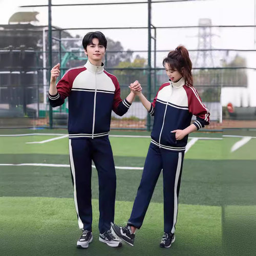 新款春秋季学生校服套装高中生学院风男女团体服初中生班服三件套