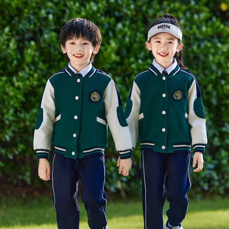 新品小学生校服春秋装学院风儿童套装老师春装幼儿园园服运动班服