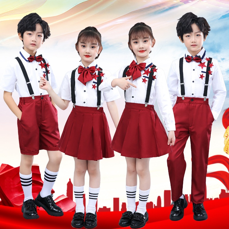 儿童合唱服演出服中小学生大合唱幼儿园诗歌朗诵舞蹈比赛表演服装