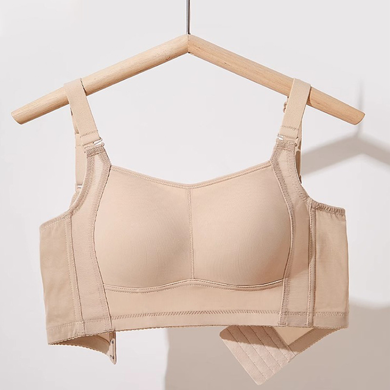 收副乳调整型内衣女聚拢防下垂大胸显小胸大码文胸薄款上托全