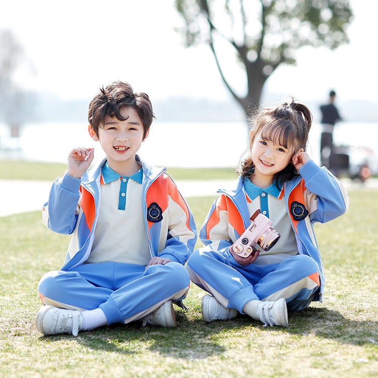 幼儿园园服运动风小学生校服学院风毕业照儿童节班服运动会活动服