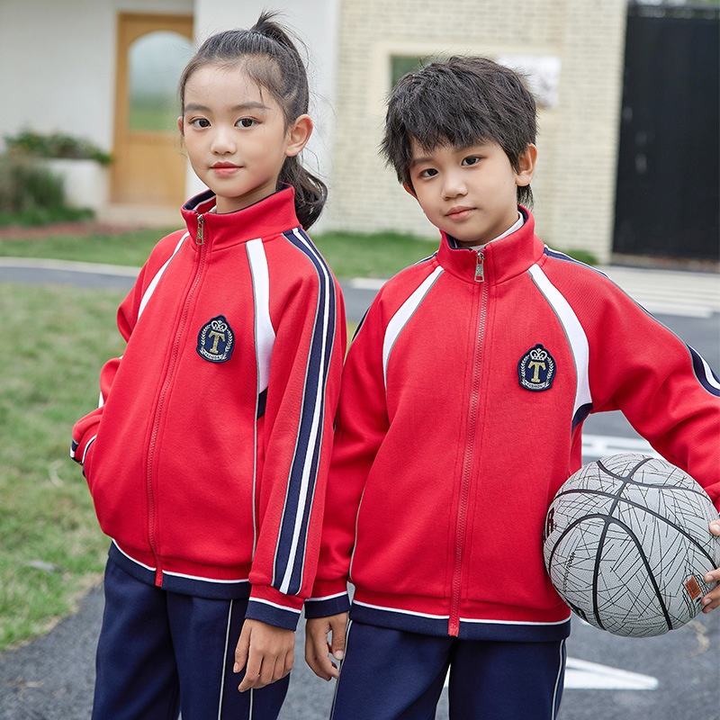 幼儿园园服男女童小学生班服儿童加绒加厚秋冬款运动校服两件套装