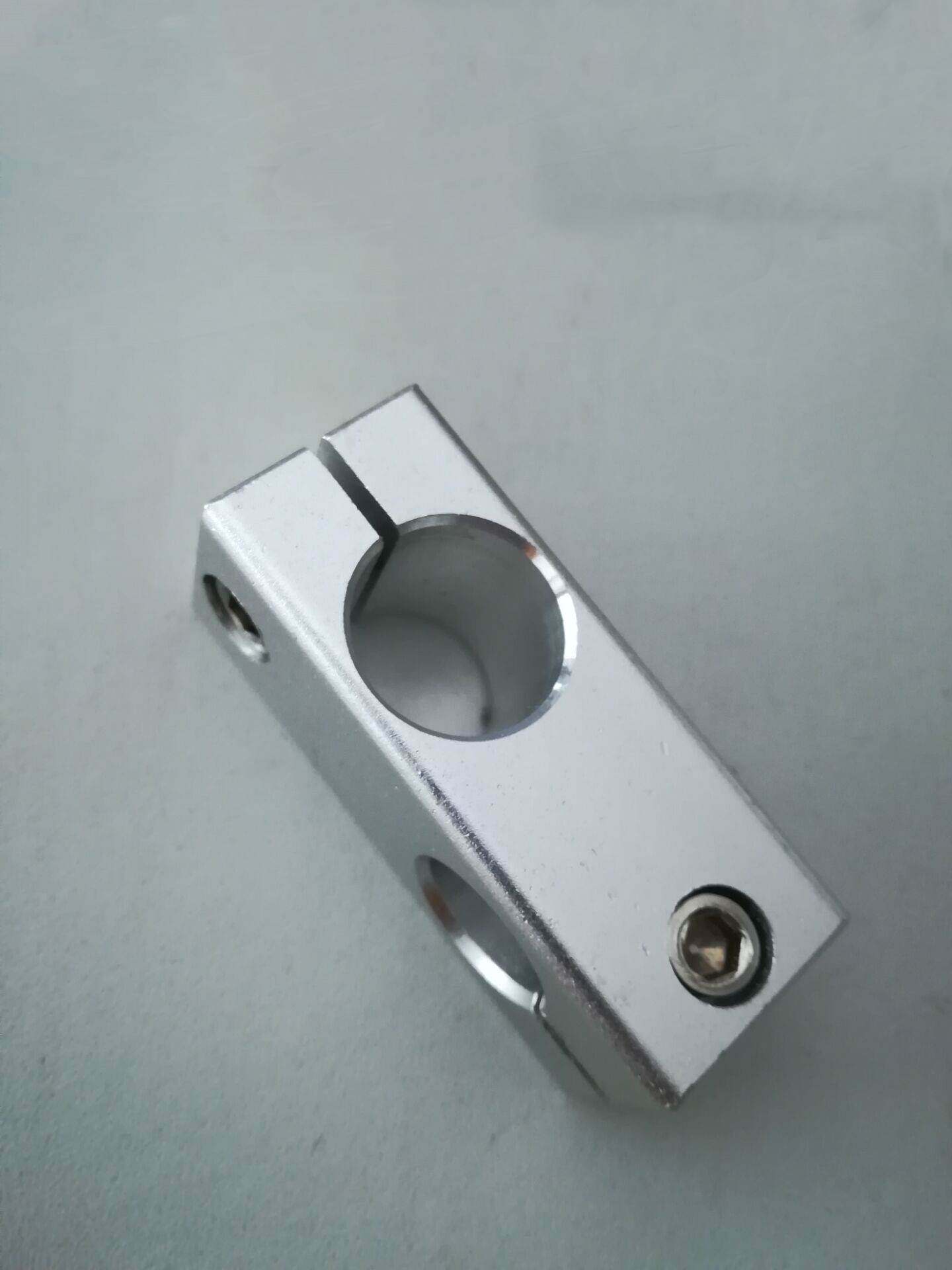 光轴十字连接件固定架 铝同径圆管支座垂直 异径交叉锁紧支柱固定