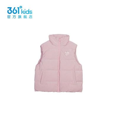 361°童装女童保暖羽绒马夹2025年冬季新款中大童马甲