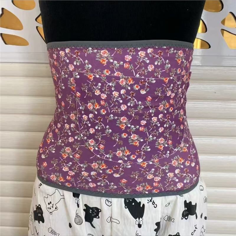 2025绒德保暖护腰男女士修身腹部暖肚子腰带防寒秋冬双兜高弹护腰