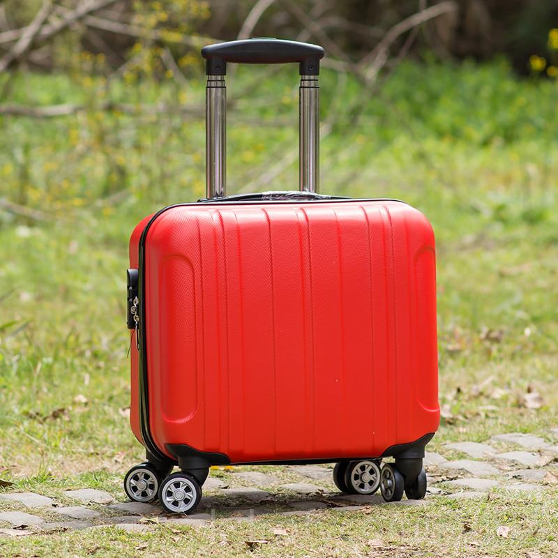 正品春秋登机箱行李箱学迷你拉杆箱16寸生西部14寸密韩码旅箱行男