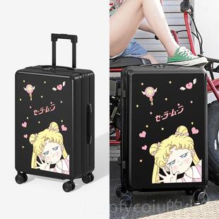 正品 皮箱2 李行箱子is網紅女24n寸可愛小清新拉桿箱超輕登機箱密碼