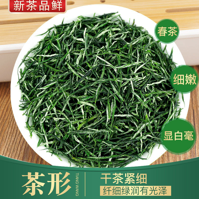 信阳原产毛尖绿茶新茶浓香型春茶明前头采嫩芽炒青茶礼罐装天茶