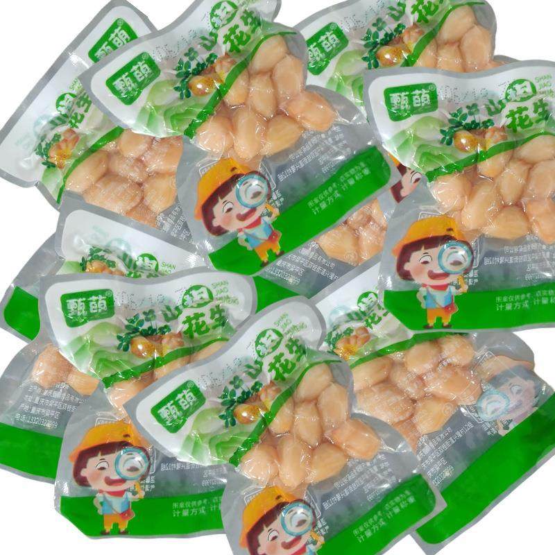 甄萌山椒花生约15g*10包即食零食下酒菜小吃【q】,零食/坚果/特产,人造肉零食,淘宝优惠券,粉丝福利购,淘宝优惠卷