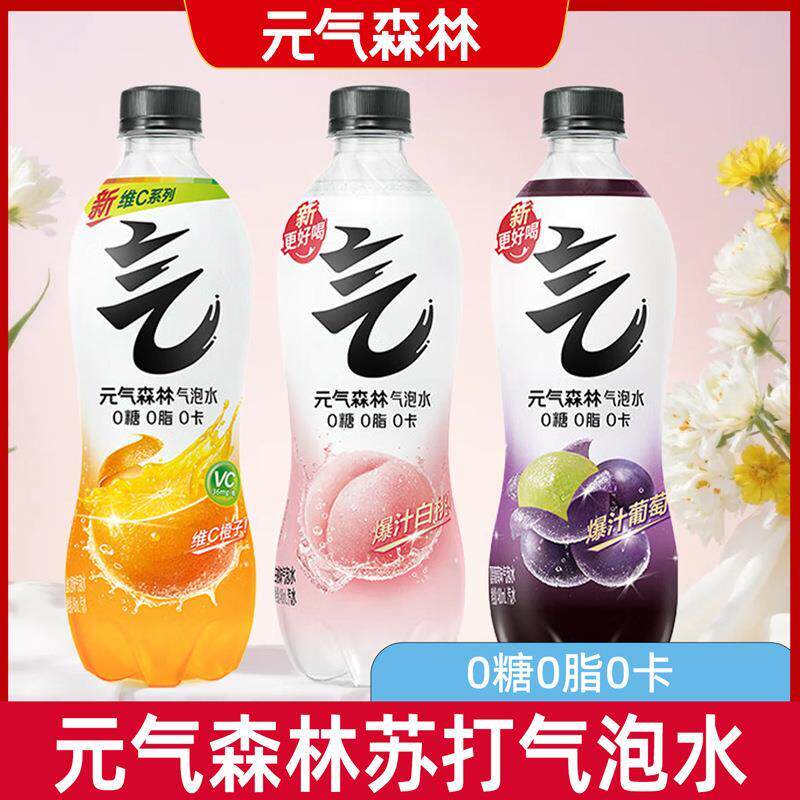 气泡水0糖0脂0卡无糖汽水480ml整箱