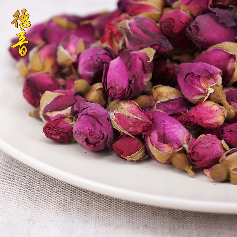 德音花茶月季花干产地货源山东500g散装花草茶泡水花蕾月季花