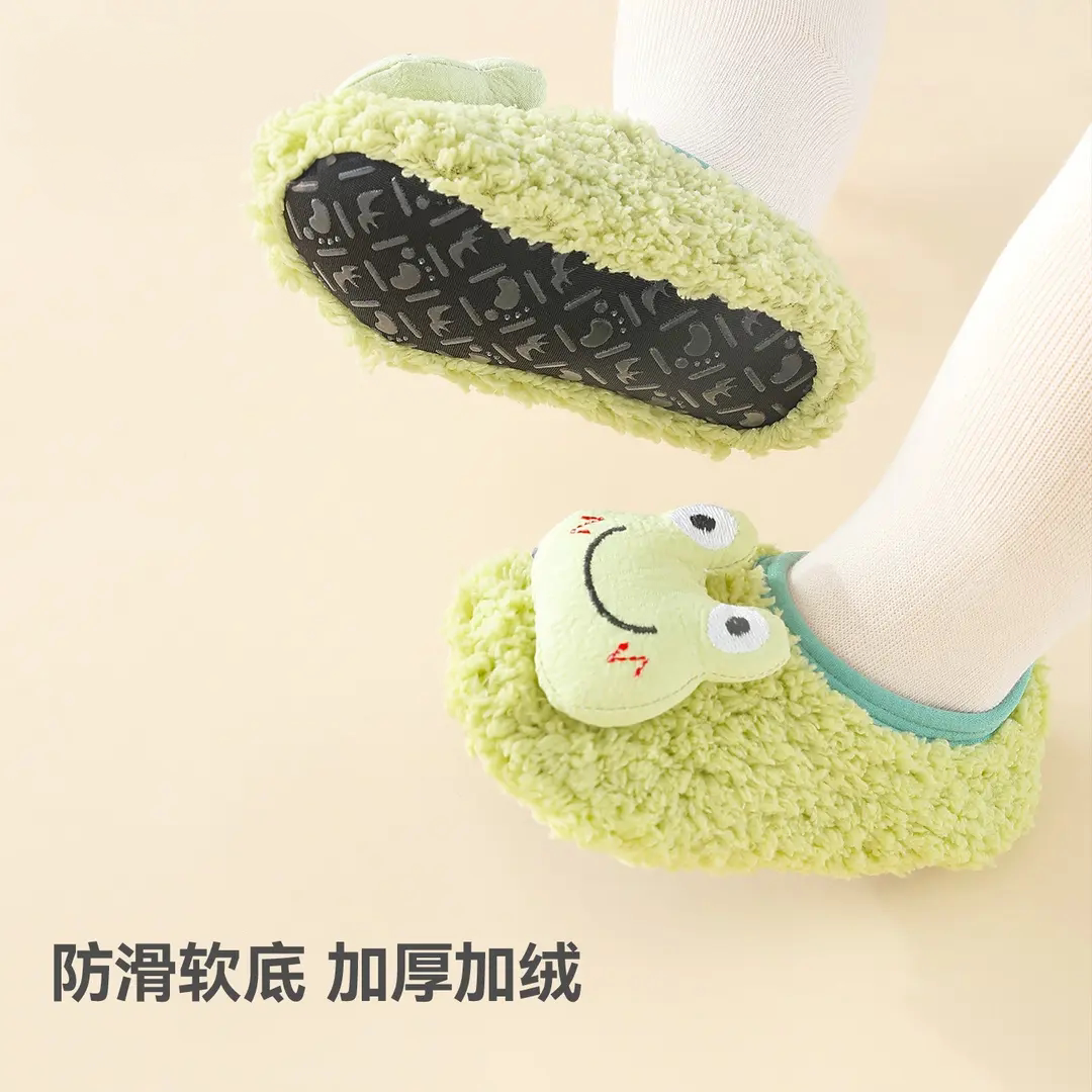 婴儿春秋防滑保暖学步袜