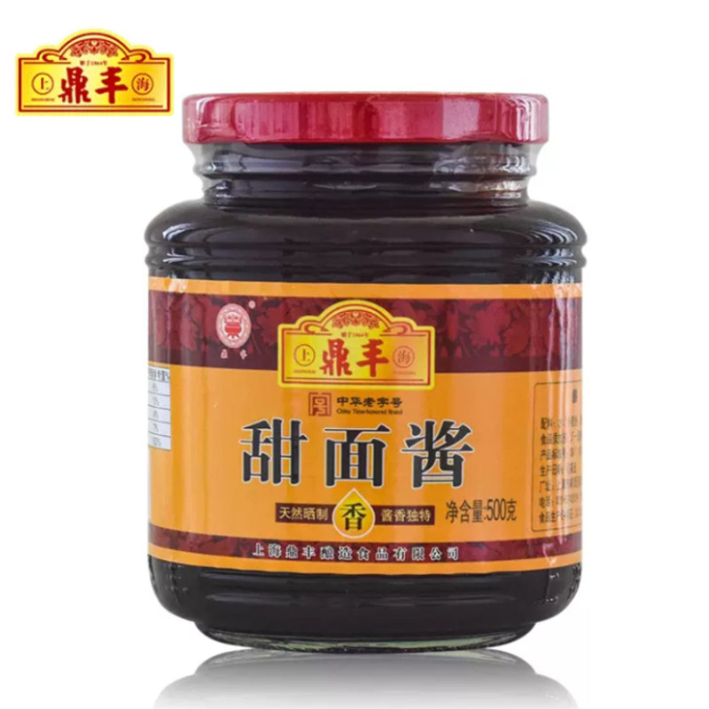 鼎丰牌鲜甜面酱500g瓶装鸡肉卷蘸酱 炸酱  面酱美味,粮油调味/速食/干货/烘焙,酱类调料,淘宝优惠券,粉丝福利购,淘宝优惠卷