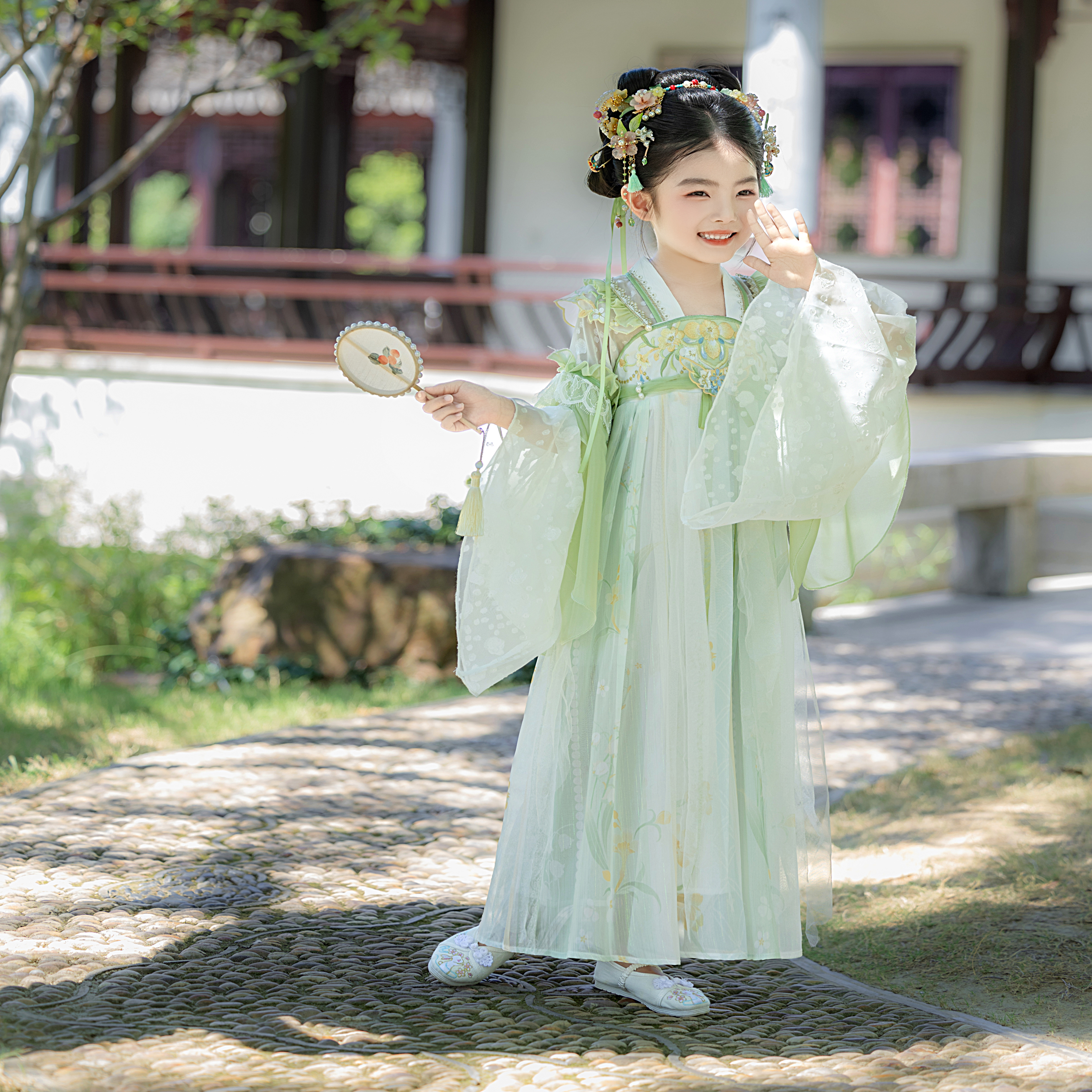 女童汉服2025新款超仙襦裙