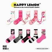 爆款 ins潮可爱卡通长筒棉袜无骨2026新款 袜 薄款 袜子女中筒袜夏季