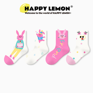 儿童袜子女童2025夏季薄款网眼纯棉童袜小女孩中筒袜男女宝宝棉袜