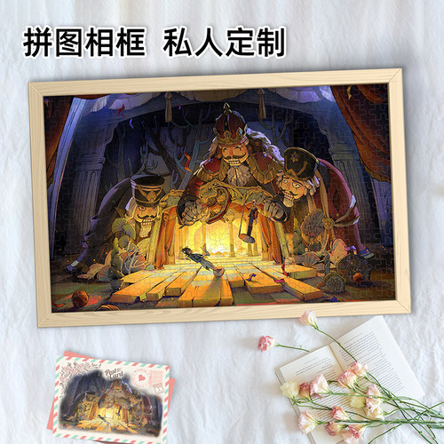 第五人格破轮威尔三兄弟周边拼图照片定制人像木质高颜值情侣礼物