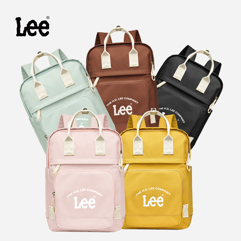 Lee青春校园风学生双肩背包