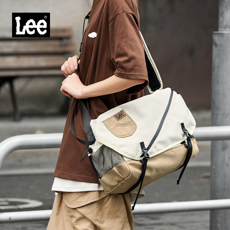 Lee斜挎包男潮牌单肩包女背包