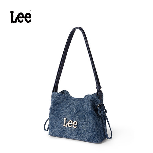 Lee菱形压纹福袋包通勤斜挎包