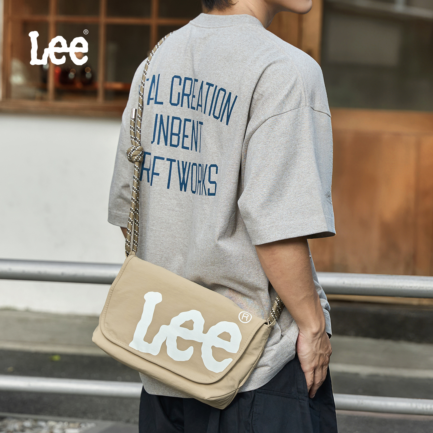 Lee潮流斜挎包休闲百搭单肩包