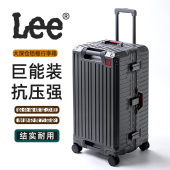 Lee高颜值行李箱拉杆箱女多功能旅行箱男大容量万向轮出差密码 箱