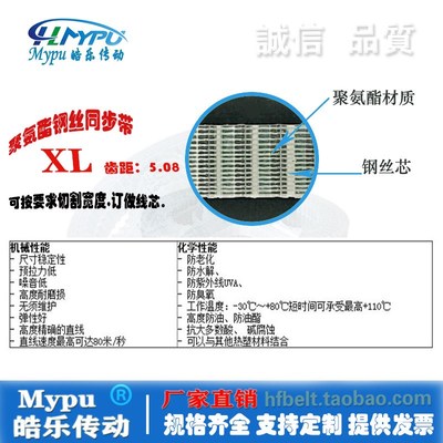 钢丝同步带 400XL 326XL 352XL 410XL 424XL 444XL 460XLY 490XL