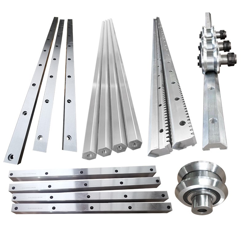 机床导轨直线燕尾矩形重型齿条重载V型滚轮轴承车床滑轨非标定做