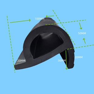 大P型防撞密封条船舶防撞条码头港口橡胶护舷D型橡胶护舷竹筏防撞