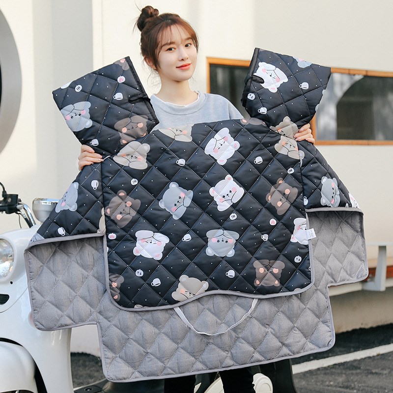 电动车挡风被四季通用款电车电瓶车春G秋保暖冬季防水摩托车防风