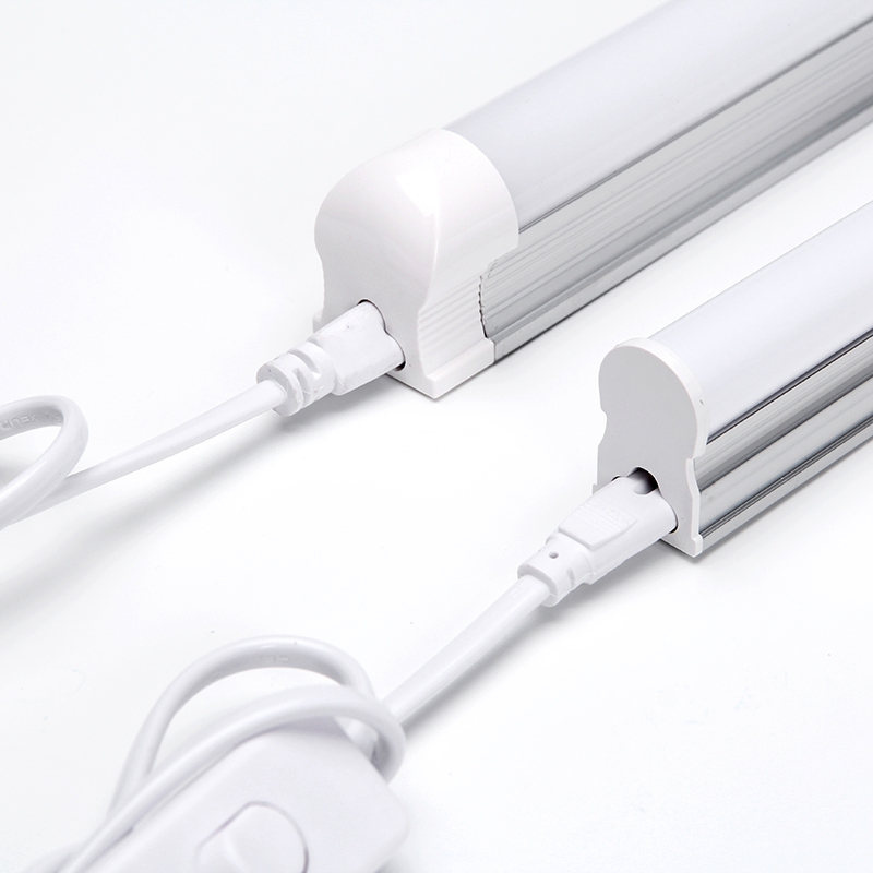 LED一体化T4 T5 T8灯管开关线 日光灯管I303电源插头开关线 1.5米