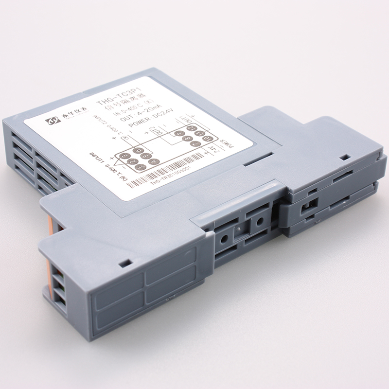 热电偶温度信号变送器K型转4-20mA电流信号隔离器一入一出二0-10v