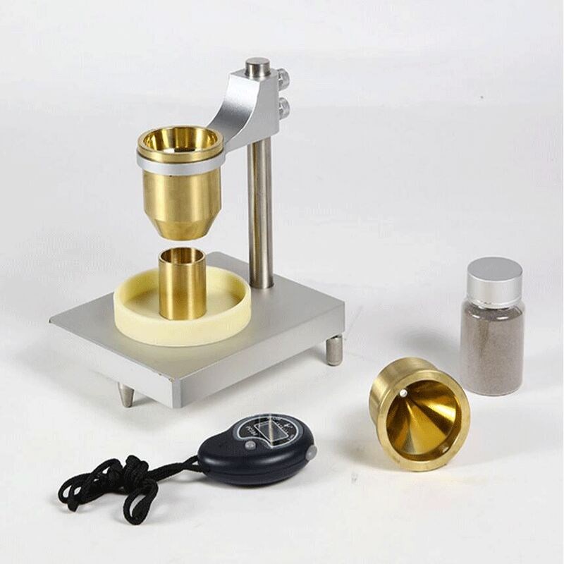 金属粉末霍尔流速计粉体颗粒自然堆积松装密度仪流动性比重测定器