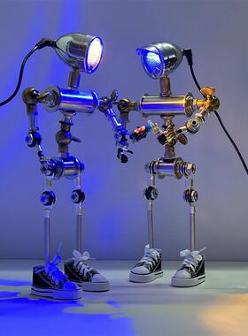 男生科技礼物男生礼物赛博朋克电脑桌面摆件电竞房间装饰氛围灯科